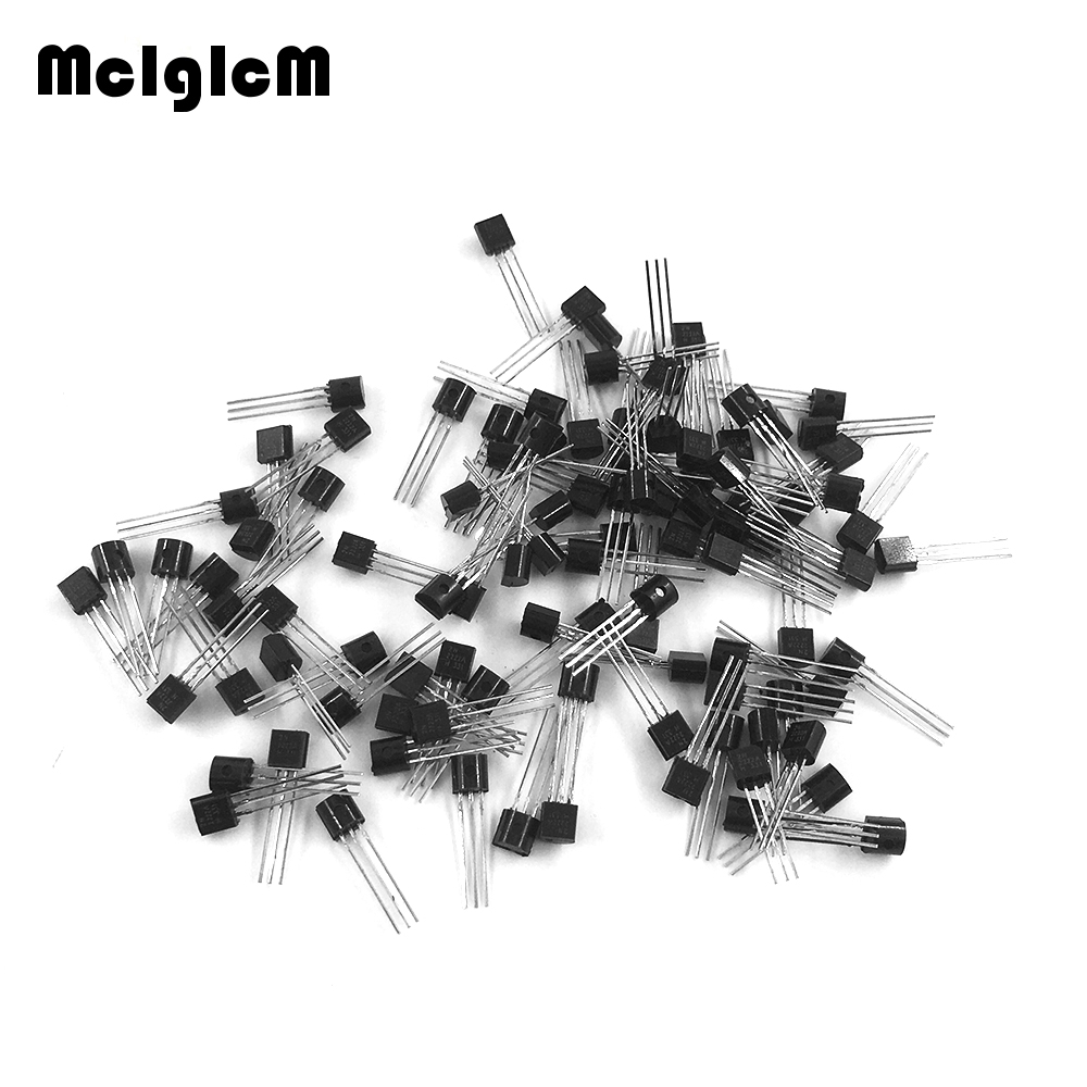 Set 100 bóng bán dẫn MCIGICM mpsa92 A92 3 cực trực tiếp TO-92 0.5A 300V pnp