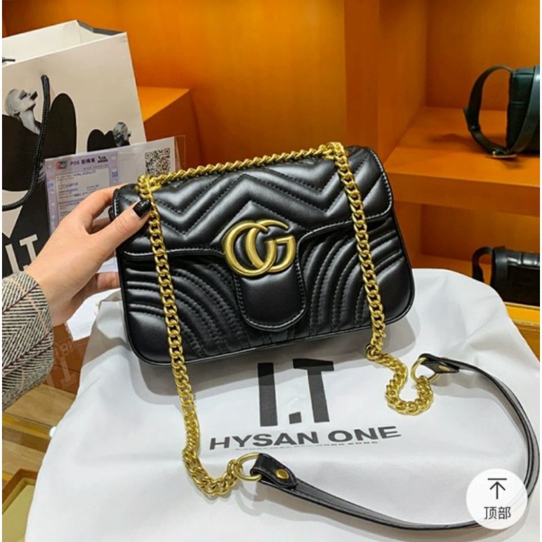 Túi Xách GG Sang Trọng ,Cá Tính - Túi Đeo chéo nữ T015 rẻ đẹp đi chơi đi làm phong cách thời trang hàn quốc