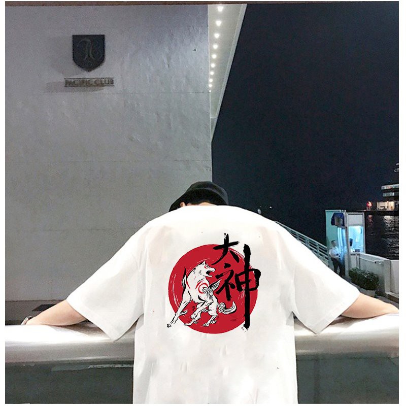 Áo thun unisex form rộng Nhật Bản đẹp độc lạ phong cách cá tính vải dày mịn 2019T2372