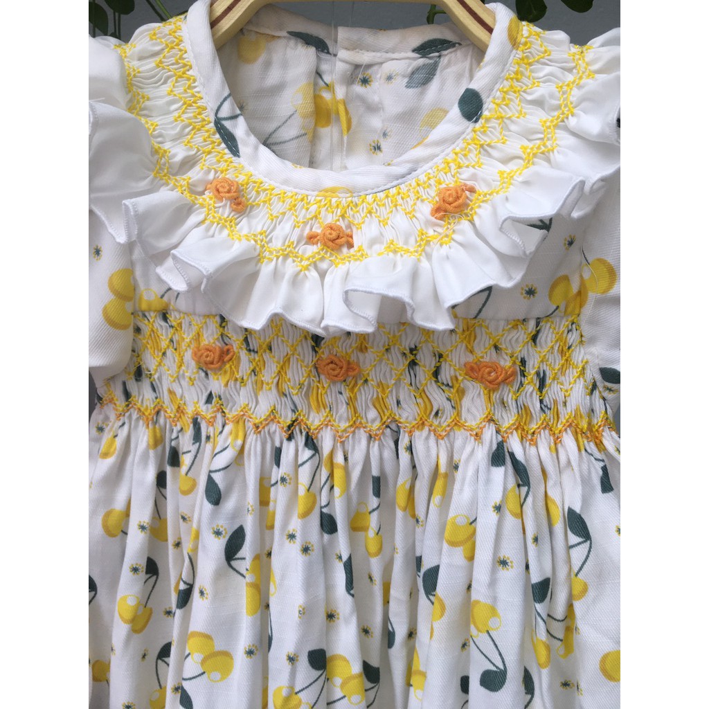 ĐẦM SMOCK QUẢ CHERRY