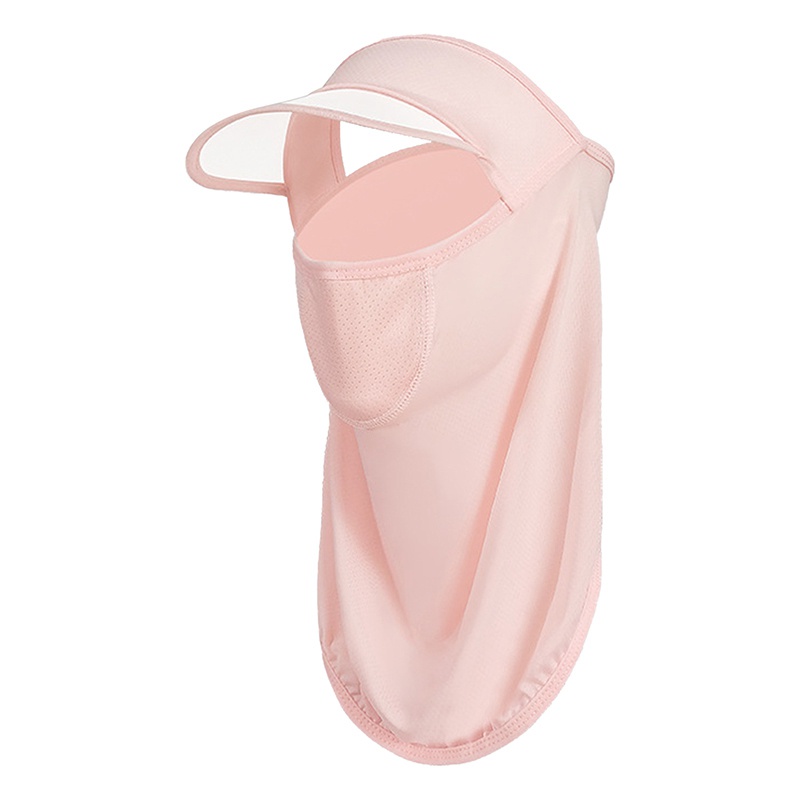 Khẩu Trang Tích Hợp Khẩu Trang Chống Nắng Và Tia Uv Bằng Lụa Mát Thoáng Khí Dùng Khi Đi Câu Cá / Lái Xe Ngoài