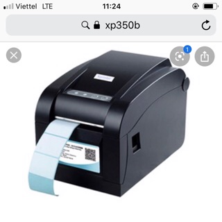 Máy in tem nhãn vận chuyển, decal nhiệt trà sữa , shop quần áo , tạp hoá. Máy in Xprinter Xp-350b