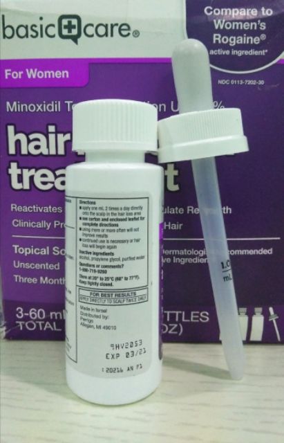Thuốc Hỗ Trợ Mọc Tóc Lông Mày Minoxidil 2% Nữ
