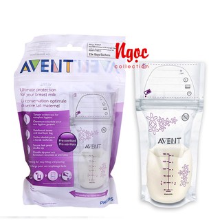 Hộp 25 túi trữ sữa Philips AVENT