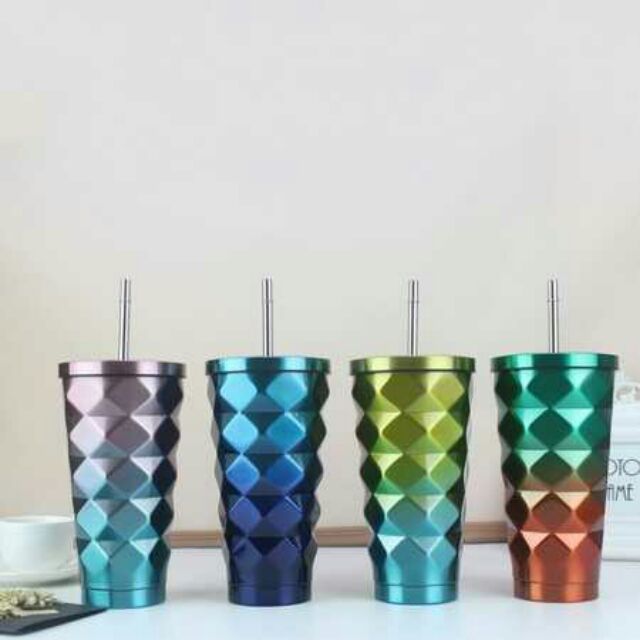 Ly  uống nước inox starbucks