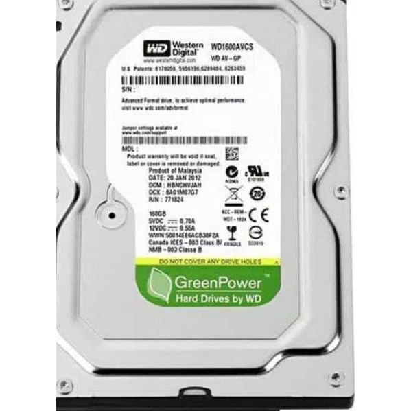 Ổ Cứng Gy Hdd Wd 160gb Wd Blue Internal | BigBuy360 - bigbuy360.vn