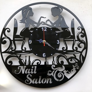 Đồng Hồ Treo Tường Đẹp Độc Đáo Cho Tiệm Nail Spa