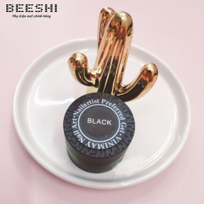 Gel nhện vinimay đen trắng nhũ vàng bạc làm móng chuyên nghiệp- beeshi shop nail