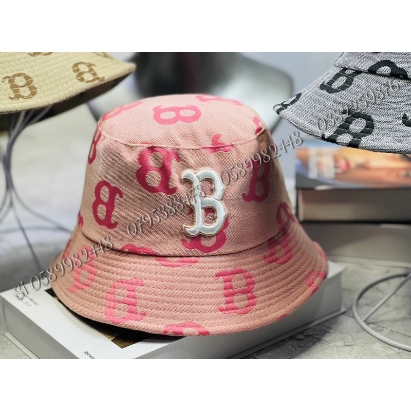 Mũ bucket MLB thêu chữ B vải nhập cực hot - Nón vành thêu chữ Ulzzang