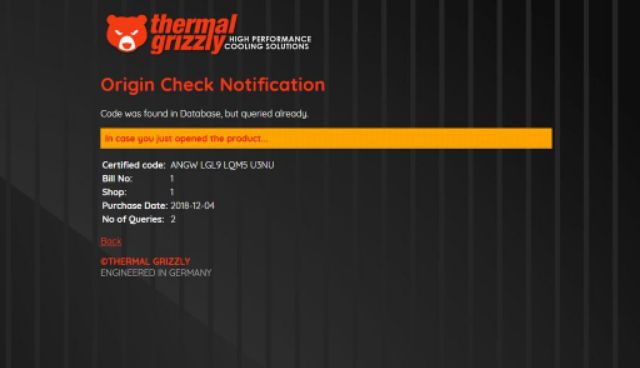 Keo Tản Nhiệt Thermal Grizzly Kryonaut 1g Làm Mát Cpu | Gpu - Chính Hãng