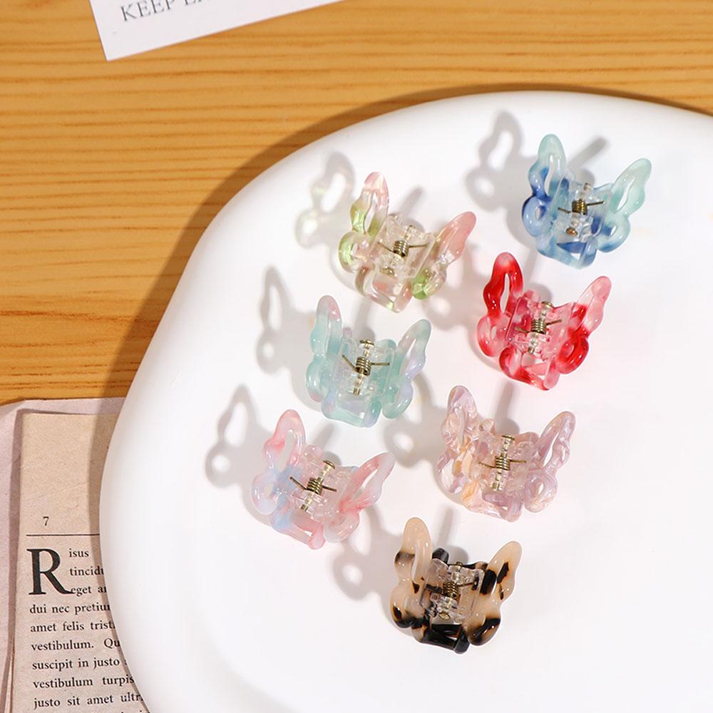 IVORY Kẹp Càng Cua Hình Bướm Bằng Acrylic Thời Trang