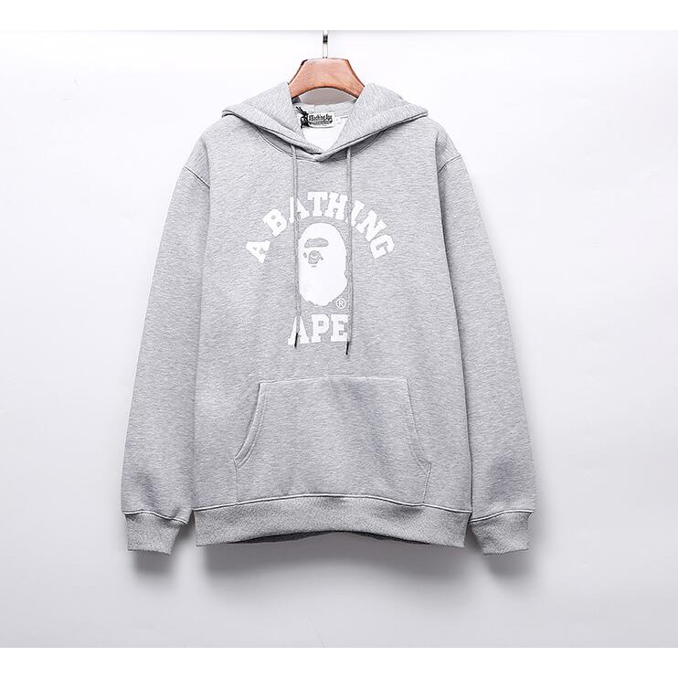 BAPE Áo Hoodie Vải Cotton In Họa Tiết Thời Trang Cho Nam Và Nữ