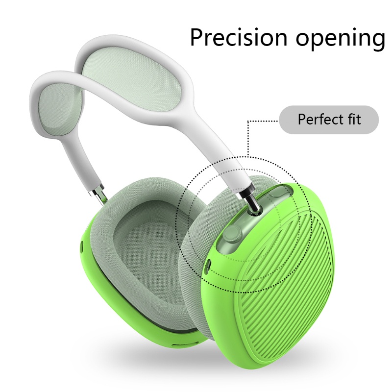 Vỏ Bảo Vệ Hộp Sạc Tai Nghe Không Dây Max Bằng Silicon Chống Sốc Tiện Dụng