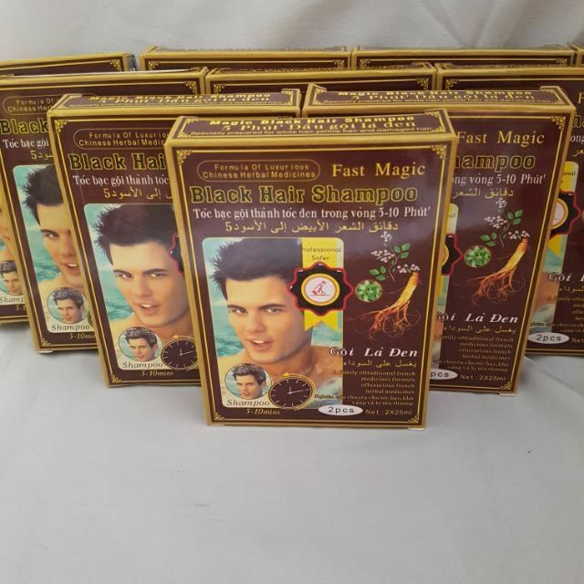 Thuốc nhuộm đen tóc Black Hair Shampoo