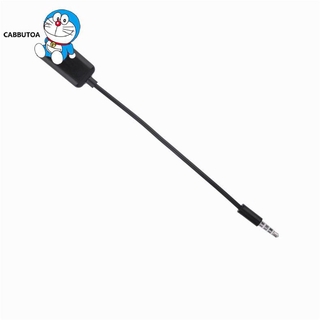 Giắc cắm 3,5 mm Tai nghe Micro Bộ chia âm thanh nổi Cáp chuyển đổi màu đen