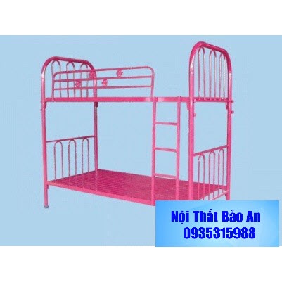 Giường sắt hai tầng siêu rẻ nhiều kích thước - Nội Thất Bảo An