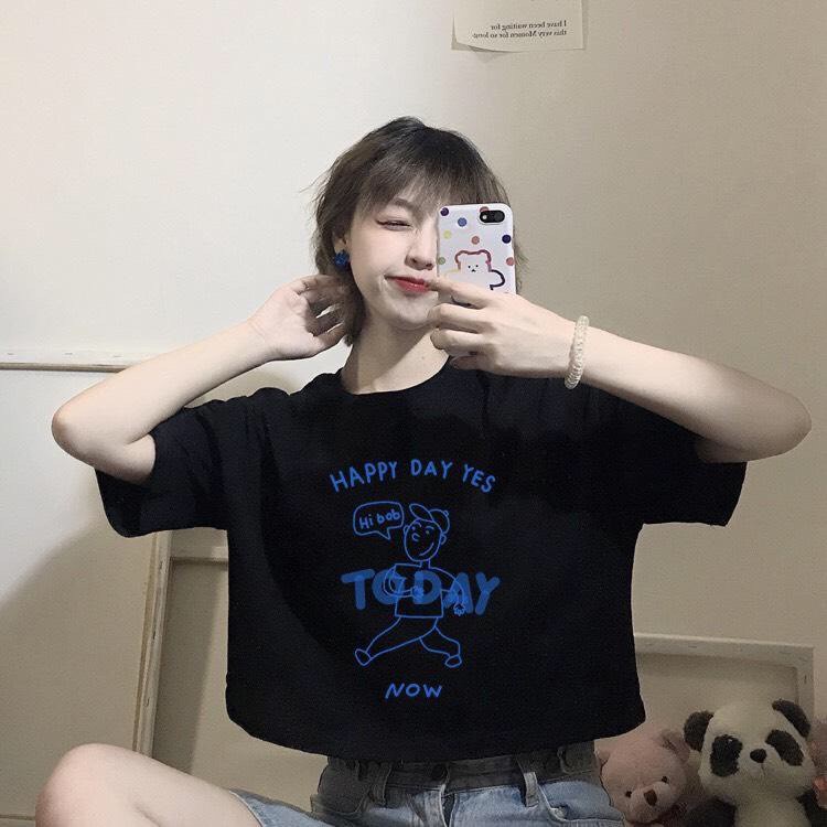 🍰🍓 ÁO THUN 🥑🍍 CROPTOP TAY LỠ ( AT57) | BigBuy360 - bigbuy360.vn