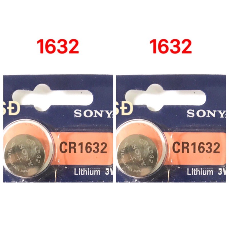 PIN NÚT TRÒN - PIN ĐỒNG HỒ MÃ SỐ 1632