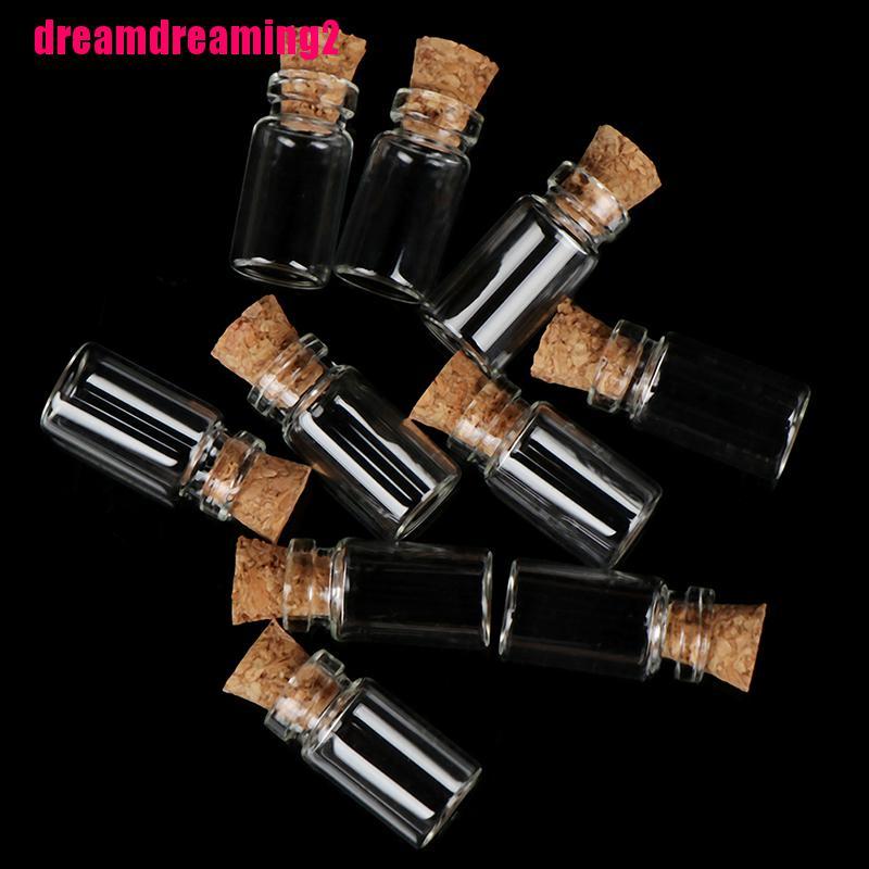 Bộ 10 Lọ Thủy Tinh mini Trang Trí Nhà Búp Bê