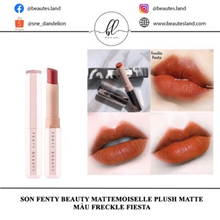 Son Lì Fenty Beauty By Rihanna Mattemoiselle Plush Matte Lipstick Màu Freckle Fiesta