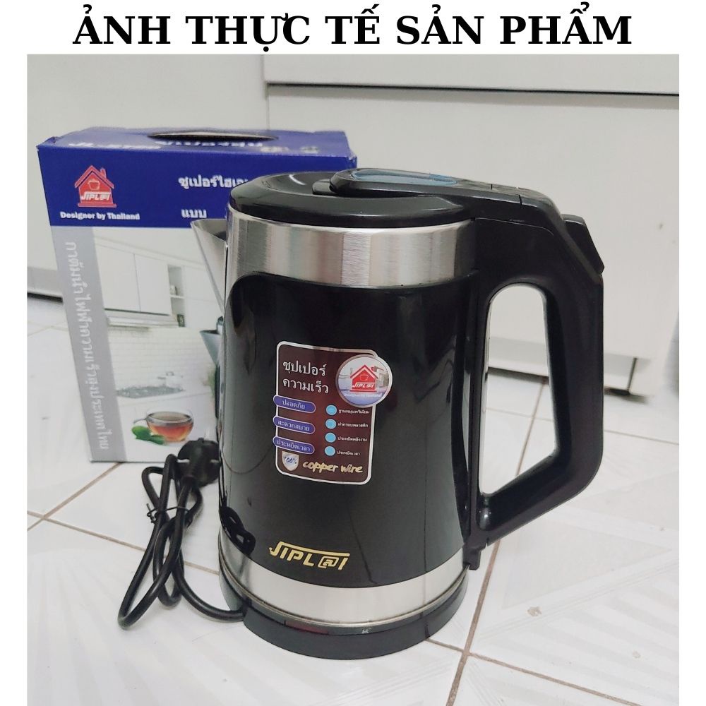 Ấm Siêu Tốc Chống Phỏng Công Suất Lớn Jiplai 2.5L Mẹ Gạo,ấm đun ước Chigo công suất lớn dung tích 1.8 Lít