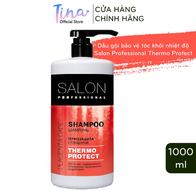 Dầu Gội SALON PROFESSIONAL Bảo Vệ Tóc Khỏi Các Tác Động Nhiệt 1000ml - TN097