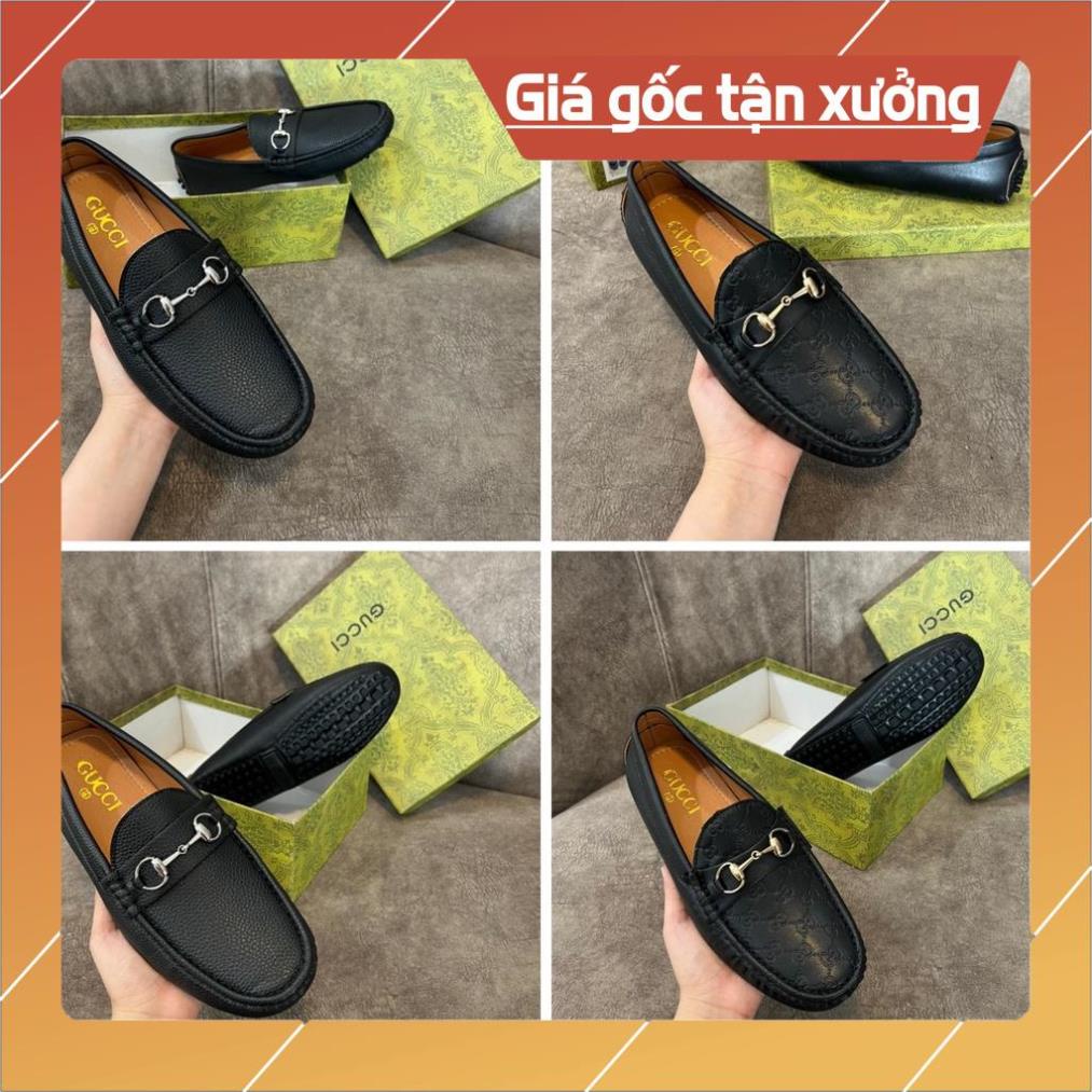 HOT Giày lười Gucci Giày tây lười hàng đẹp da xịn From dáng trẻ chung năng động - dễ phối đồ ( hàng chất,da thật )