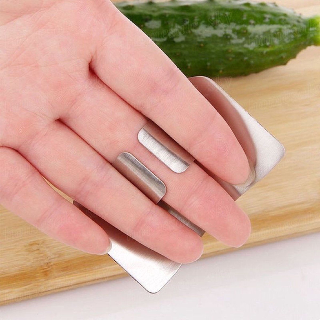 ✬Star✩ Kitchen Finger Hand Protector Stainless Steel Chop Slice Shield Cook Tools
