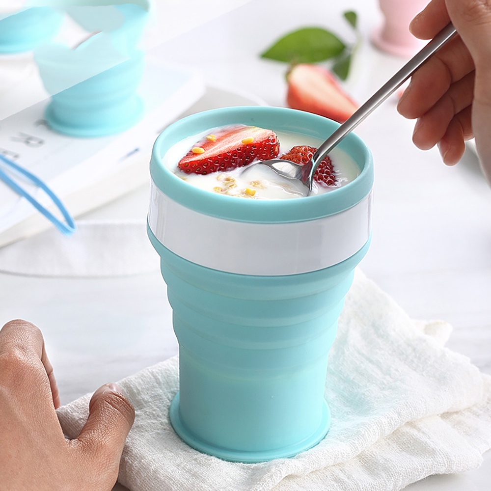 Cốc Uống Nước Bằng Silicone Có Thể Thu Gọn Tiện Dụng