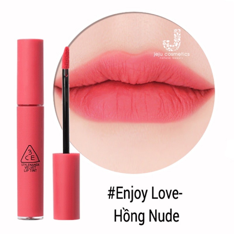 SON 3CE VELVET LIP TINT ENJOY LOVE – SẮC HỒNG NUDE