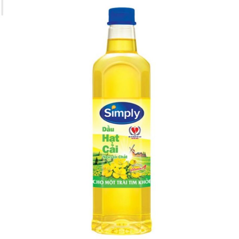 Dầu Đậu Nành/ Gạo Lứt Simply 1L