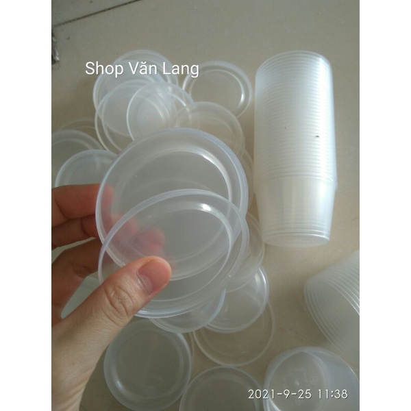 20 Hũ Nhựa Làm Caramen Loại To Hũ Làm Sữa Chua Thạch Rau Câu Có Nắp