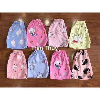 Combo 10 quần đùi lanh cho bé gái từ 3-12kg