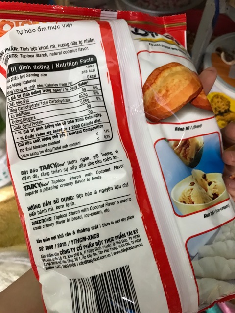 1kg Bột béo cốt dừa Tuấn Phương