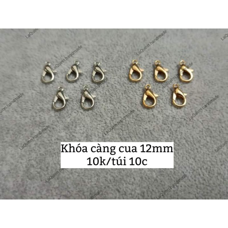 Khóa càng cua làm trang sức - nguyên liệu handmade