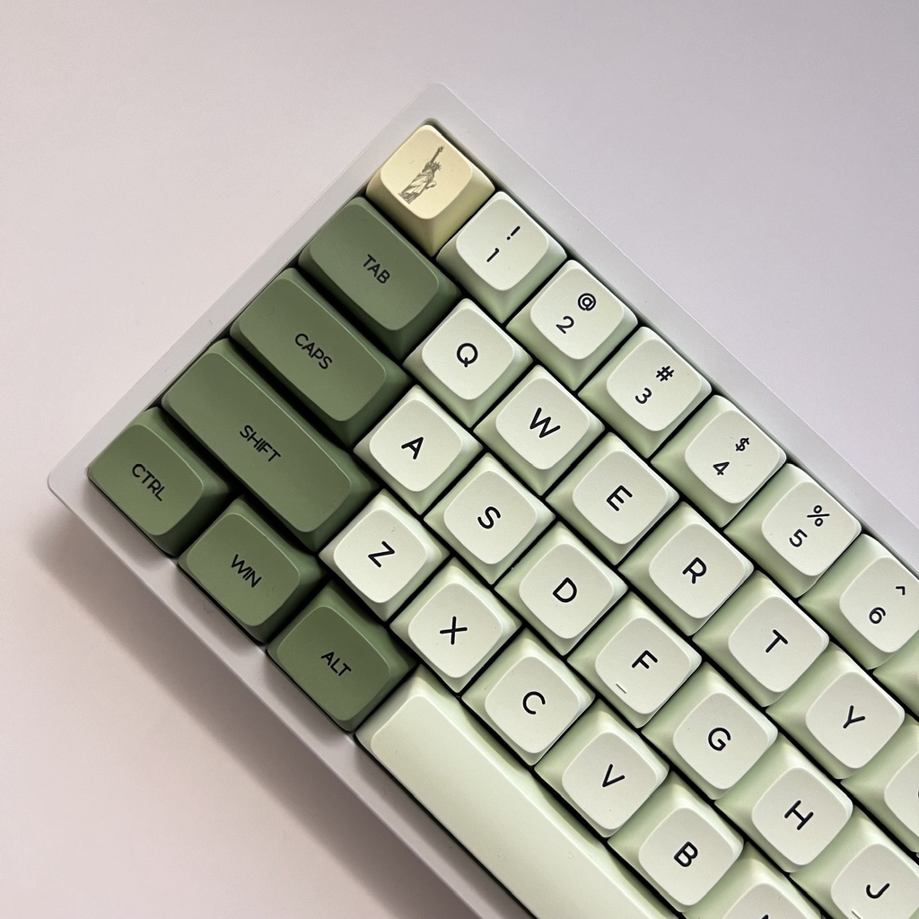 Bộ keycap pbt xda Matcha 124 phím nút bàn phím cơ - Kicap
