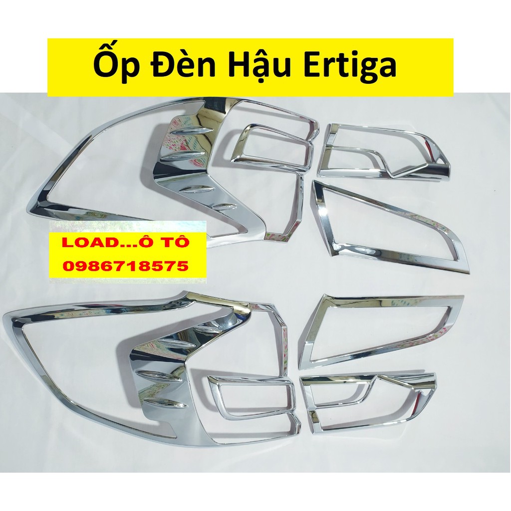 Ốp đèn pha, hậu mạ Crom Suzuki Ertiga 2019-2021