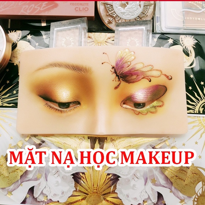 Mặt nạ Makeup học trang điểm 3D tinh tế chuyên dùng học makeup tạo mẫu kẻ mày chính hãng HALOMI