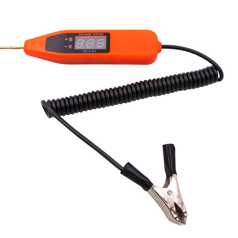 Myrongvn Dụng Cụ Kiểm Tra Mạch Xe Hơi Có Dây Lò Xo Mở Rộng Điện Áp Tự Động Kiểm Tra Ánh Sáng Kỹ Thuật Số