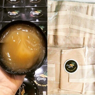[ GIẢM CÂN ] COMBO CAO GỪNG + ĐAI NỊCH CHỐNG CUỘN CAO CẤP CHÍNH HÃNG( tặng kèm thước dây)