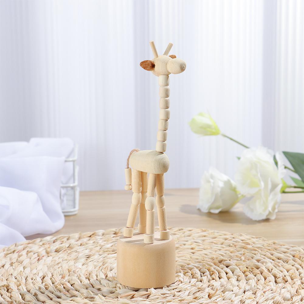 Mô Hình Động Vật Bằng Gỗ Dùng Trang Trí DIY