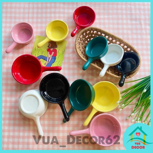 Chén Sứ Bát Sứ Bát Đĩa Decor Bàn Ăn Dễ Thương Đựng Nước Chấm Nhiều Màu S80