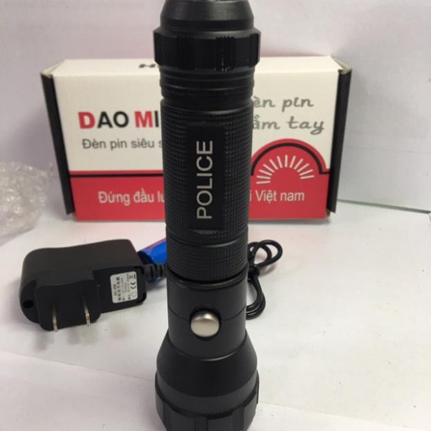 Đèn pin siêu sáng Police C6 loại pin sạc | BigBuy360 - bigbuy360.vn