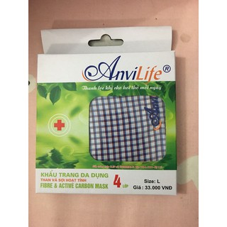 Khẩu trang than hoạt tính Anvilife