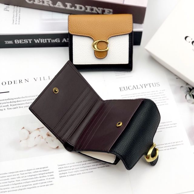 💖 VÍ COACH NGẮN DA THẬT 💖