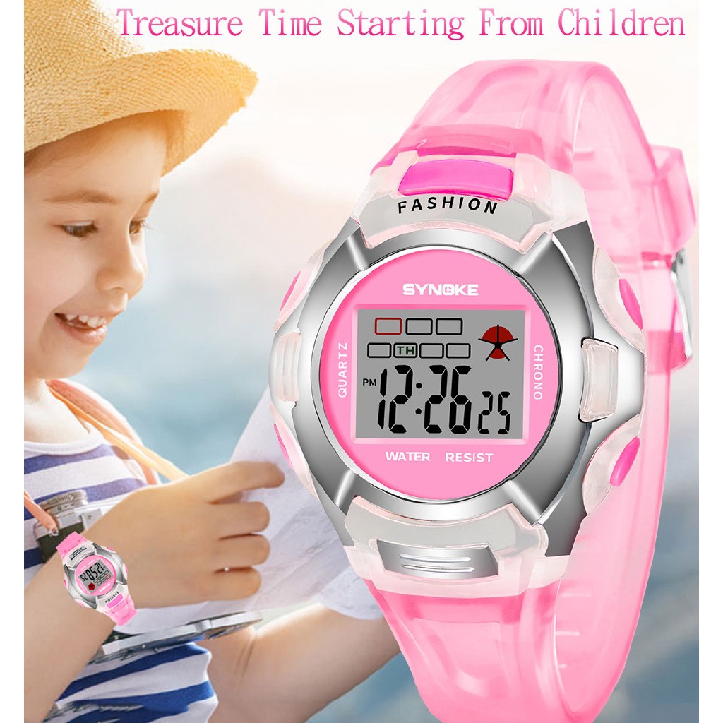 Đồng hồ điện tử chống thấm nước cho trẻ em