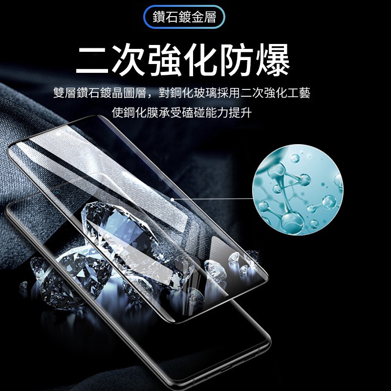 Kính Cường Lực Toàn Màn Hình Cong 3D E3 Cho Samsung Note10 Note9 Note8 S20 S10 S9 S8 plus