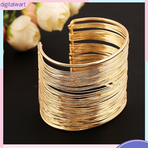 Vòng Tay Kim Loại Nhiều Lớp Thời Trang Cho Nữ
