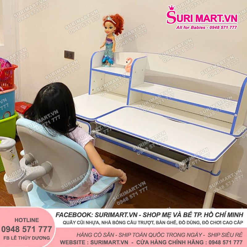 BỘ BÀN GHẾ HỌC THÔNG MINH CHỐNG GÙ, CHỐNG CẬN CHO BÉ HÀN QUỐC NEWBER G600 | BigBuy360 - bigbuy360.vn