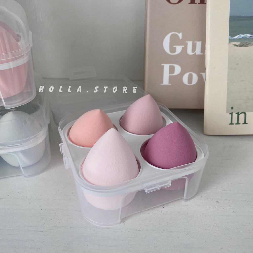 Set 4 mút trang điểm